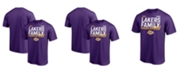 Fanatics Men's Purple Los Angeles Lakers 2021 NBA Playoffs Bound Mantra T-shirt